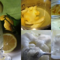 Sorbetto al limone e menta (senza gelatiera)